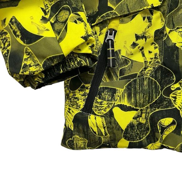 Obermeyer Nebula Ski/Snow Jacket I-Grow System Insulated Neon Black Boys Size 7 - Picture 7 of 14